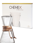 CHEMEX – פילטר נייר קמקס 1-3 כוסות(חצי ירח)